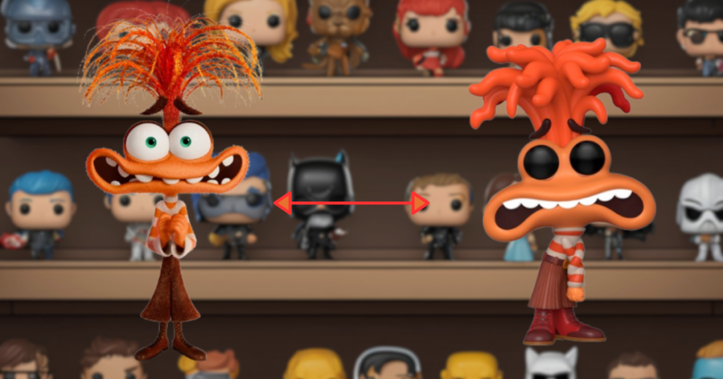 ansiedad funko pop inside out 2