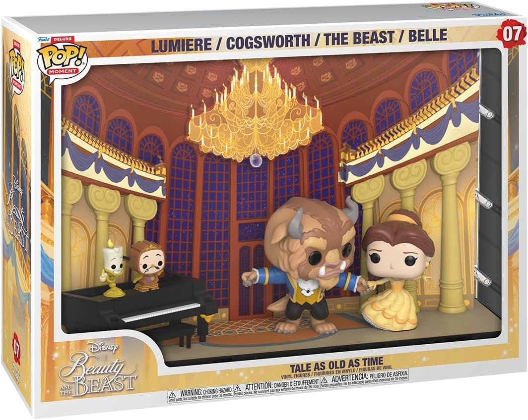 Bella y la bestia bailando funko pop