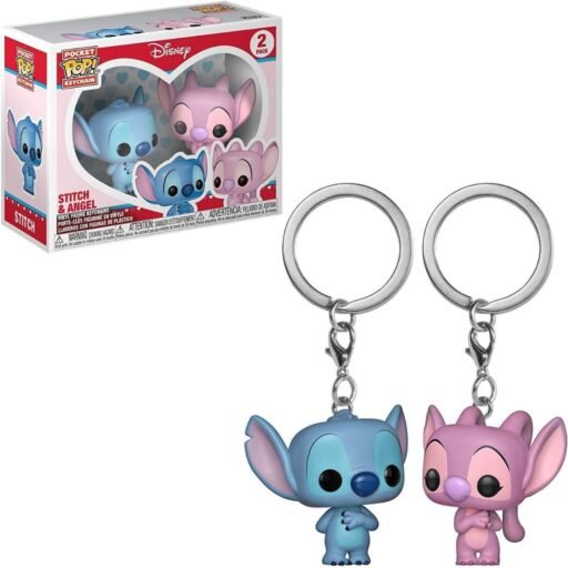 funko llavero angel y stitch