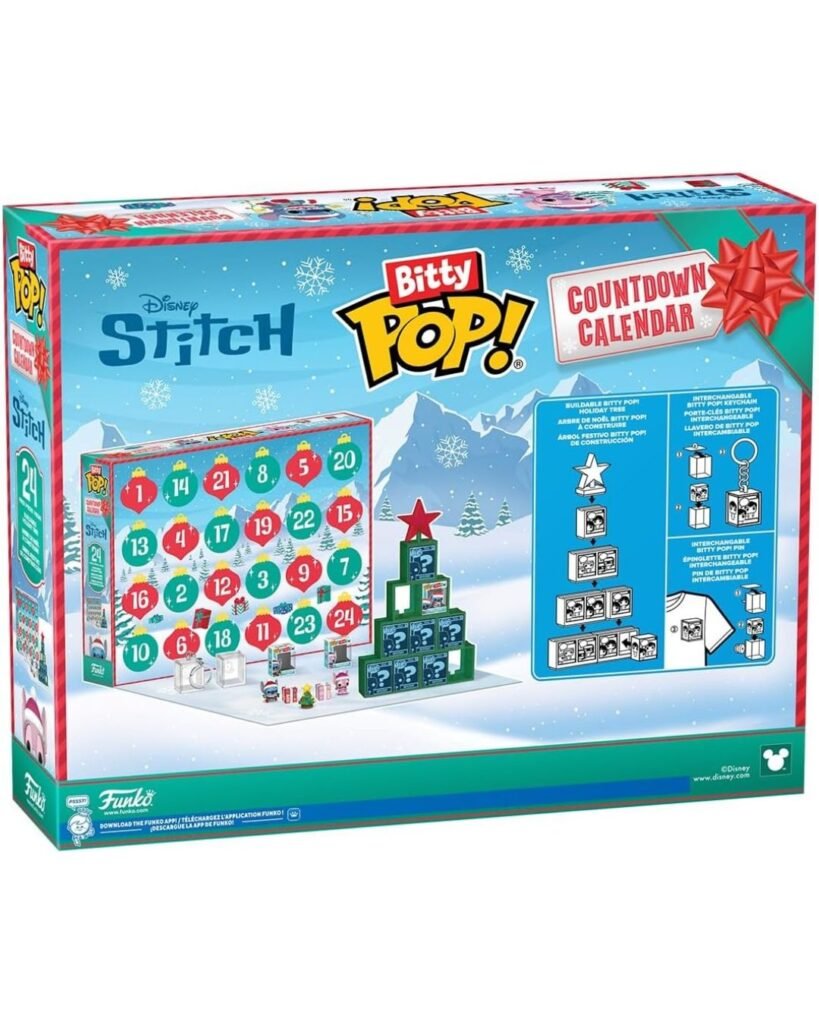 Funko Pop Stitch navideño calendario